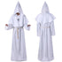 Halloween costumes Monk Hooded Robe Cloak Cape Friar Medieval 2019 Halloween Comic Con Party - menochic